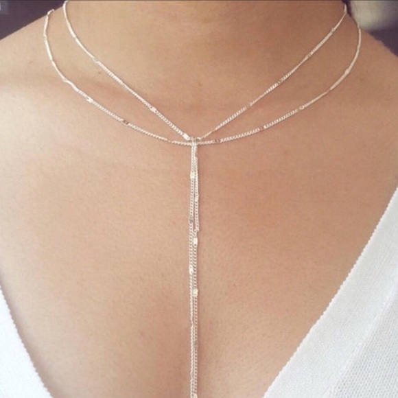 ✨✨Gold Filled Double Strand Y Necklace✨ - Picture 3 of 4